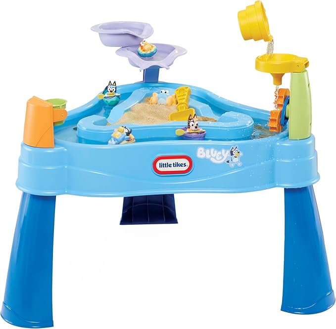 Little Tikes Bluey Water Table with 6 Accessories & Characters - Full Set (727382)