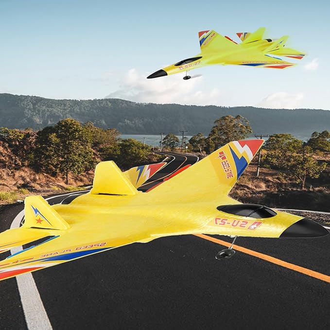 RC Plane,Su-27 Remote Control Airplane,2 Channel 2.4Ghz Remote Control Plane,Comes with 3 Batteries,Air Plane Glider Planes Kids for Boys Girls Adults Beginners