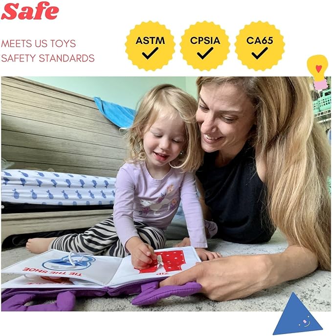 My Quiet Book - Toddler Travel Essential, Car Plane Activity Books, Airplane Montessori Busy Board, Busy Book for Toddlers 1-3, Gifts for 1 2 3 4 Year Old Girl, Birthday Gifts Toys Age 2-4