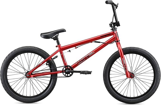 Mongoose Legion Kids Freestyle Sidewalk BMX Bike, Beginner Riders, Boys and Girls, 16-20-inch Wheels, Hi-Ten Steel Frame, Micro Drive BMX Gearing