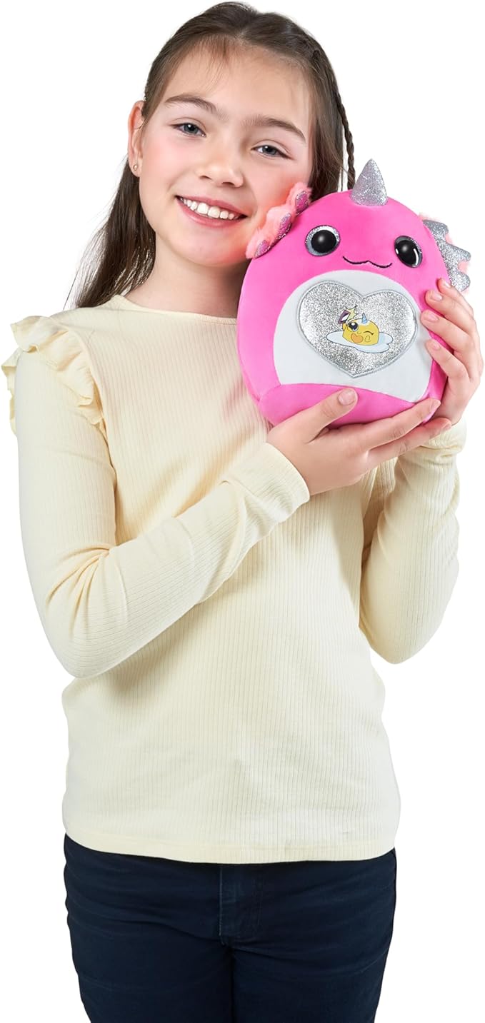 Rainbocorns Eggzania Mini Mania Panda Plush Surprise Unboxing with Animal Soft Toy, Idea for Girls with Imaginary Play by ZURU