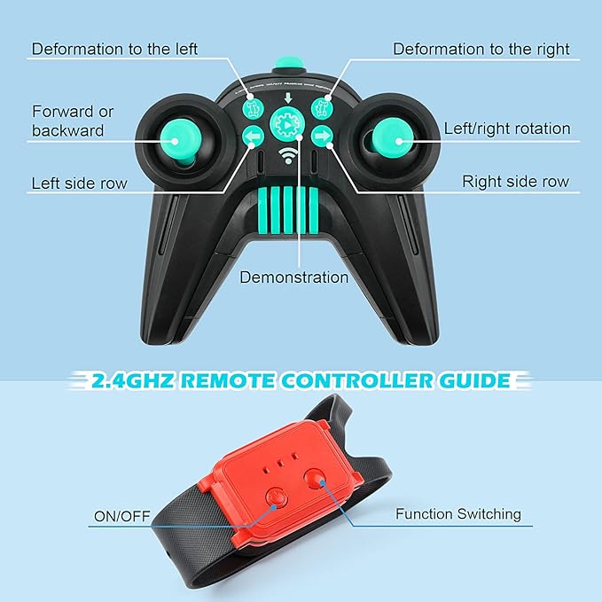 DDAI RC Cars Gesture Sensing Stunt Car - Best Gifts for Boys 6-12 Year Old 360° Rotating 4WD Remote Control Transform 2.4Ghz Hand Controlled Car Birthday Presents for Kids Age 7 8 9 10 11 yr