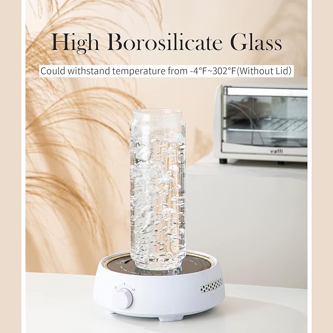 Glass Storage Jars with Acacia Wooden Lid Set of 3, 34 OZ High Borosilicate Glass Containers Kitchen Food Canisters s for Coffee Beans/Sugar/Tea/Nuts