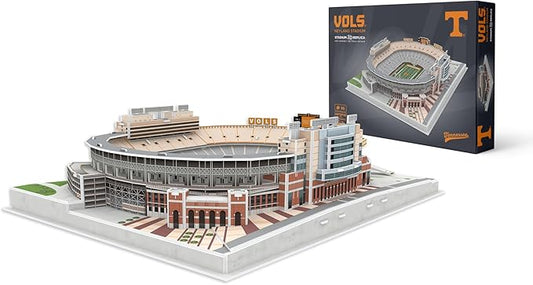 Pro Lion 3D Jigsaw Puzzle of Tennessee Volunteers Stadium - 95 Pieces | 2 Hour Build Time | Home of Tennessee Volunteers | NCAA College Football Gifts for Boys, Men & Kids Aged 8 & Up | Sports Fans