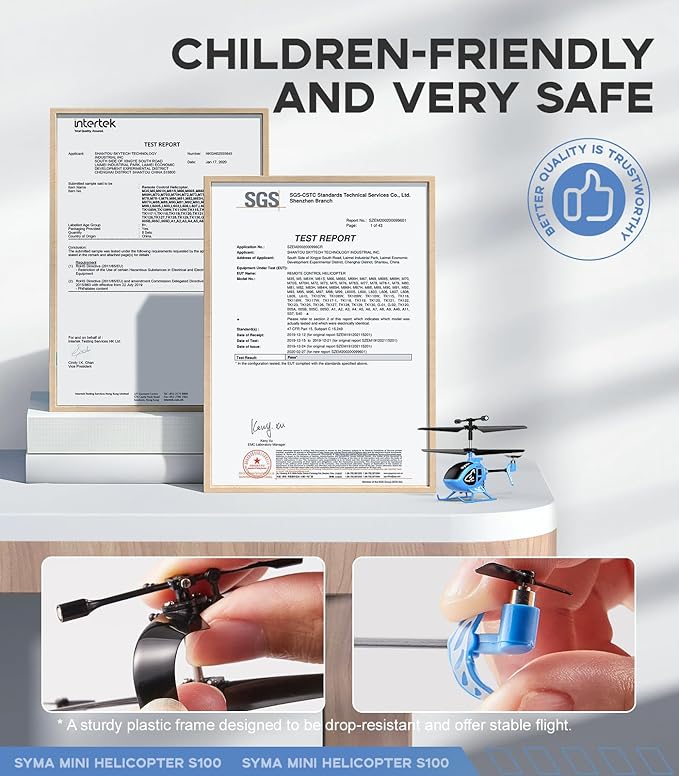 SYMA Remote Control Helicopter, Mini RC Helicopter for Kids with Altitude Hold, One-Key Take Off/Land, Toy for Boys Girls Beginners Indoor Flying Fun