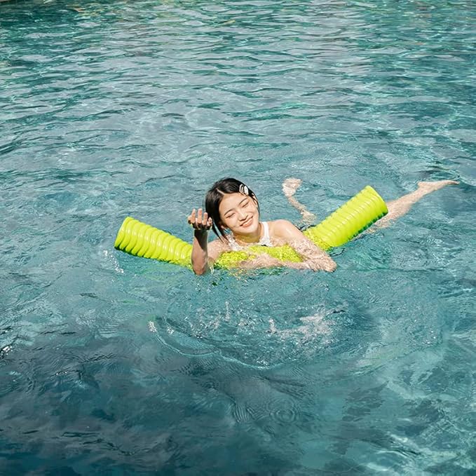 IMMERSA Jumbo Swimming Pool Noodles, Premium Soft Water-Based Vinyl Coating and UV Resistant Foam Noodles for Swimming and Floating, Lake Floats, Pool Floats for Adults and Kids.