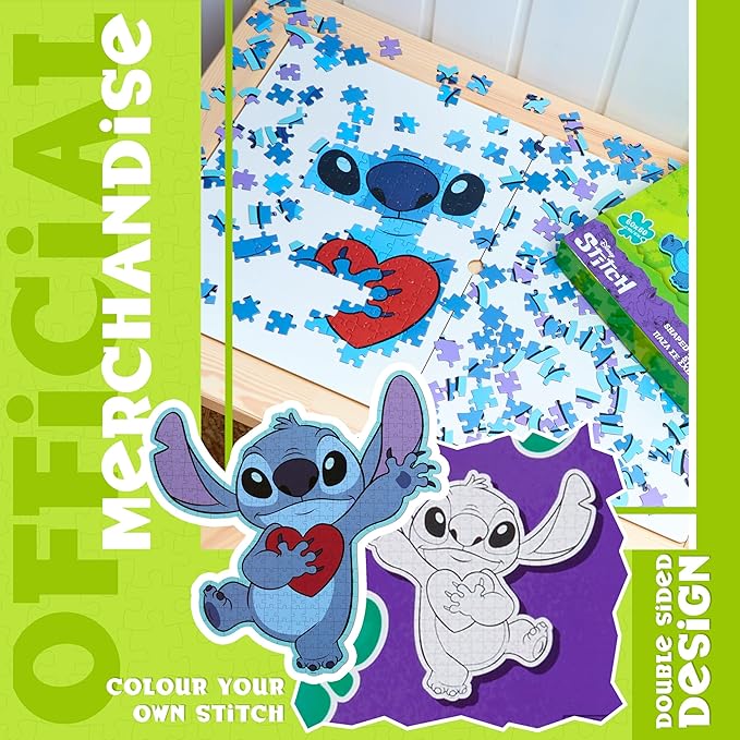 Disney Stitch Jigsaw Puzzle for Kids Teens or Adults 250 Pieces 7 Years Up Family Activity, Stitch Gifts
