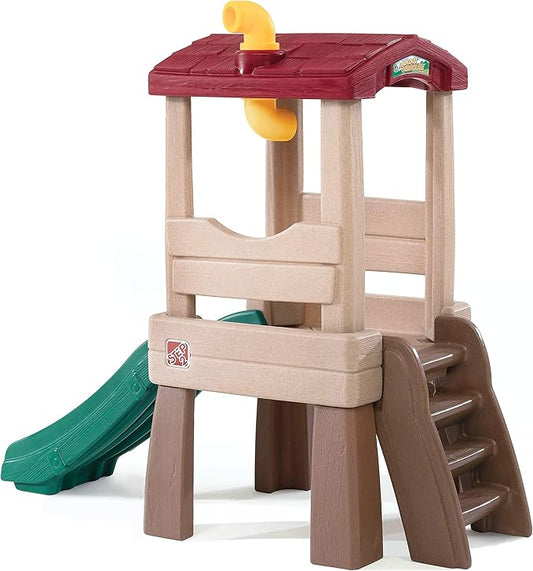 Step2 Play Naturally Playful Lookout Treehouse, Kids Outdoor Playset, Backyard Playground Set, Slide, Ladder, Pivoting Periscope, Outside Jungle Gym, For Toddlers 1.5+ Years Old