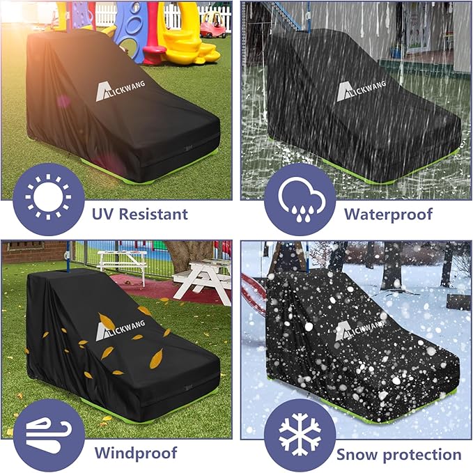 Kids Water Table Cover,Outdoor Heavy Duty 600D Waterproof Toddler Water Play Table Cover,Compatible with Step2 Waterpark Wonders Two-Tier Water Table