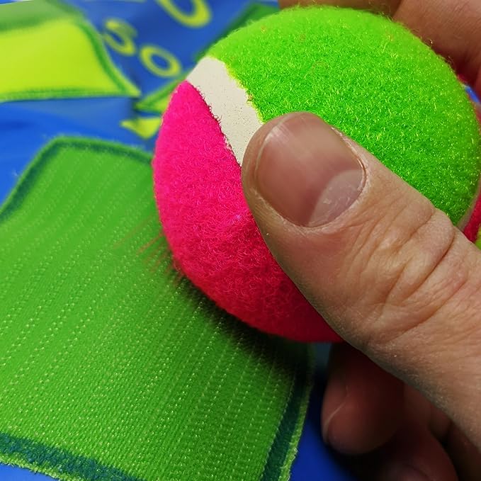 Franklin Sports Kids Dart Board - Inflatable Dart Ball Game with 3 Tennis Ball Self-Stick Darts - 20 X 20