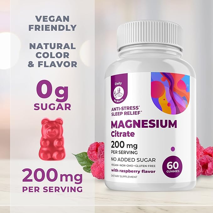 Omega3 Gummies for Kids with Omega 6&9 and Magnesium Gummies - DHA Children Brain Supplement for Heart and Vision Support – No Fish Oil and Gluten Free Immune Health with Sugar-Free Magnesium