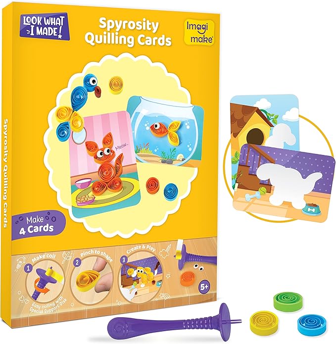 Imagimake 5-in-1 Awesome Craft Kit | Easter Crafts for Kids | Easter Toys | Arts & Crafts for Kids Ages 6-8 | Easter Gifts for Kids | Easter Gifts for Girls & Boys 5, 6, 7, 8, 9