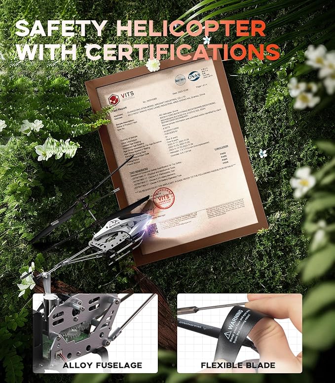 SYMA Remote Helicopter,RC Helicopter Toys for Boys with 16Mins Flight(2 Batteries),Altitude Hold,One Key Take Off/Landing,3.5 Channel,Gyro Stabilizer,RC Airplane Toys for 8-12 Boy Girl