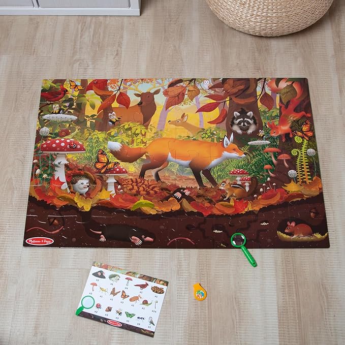 Melissa & Doug Double-Sided Seek & Find Puzzle - FSC Certified