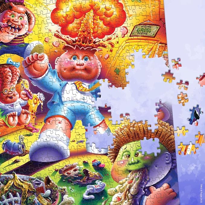 USAOPOLY Garbage Pail Kids 1000 Piece Jigsaw Puzzle, Officially Licensed Merchandise, Collectible Puzzle with Original GPK Favorites