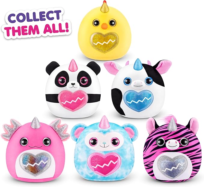 Rainbocorns Eggzania Mini Mania Panda Plush Surprise Unboxing with Animal Soft Toy, Idea for Girls with Imaginary Play by ZURU