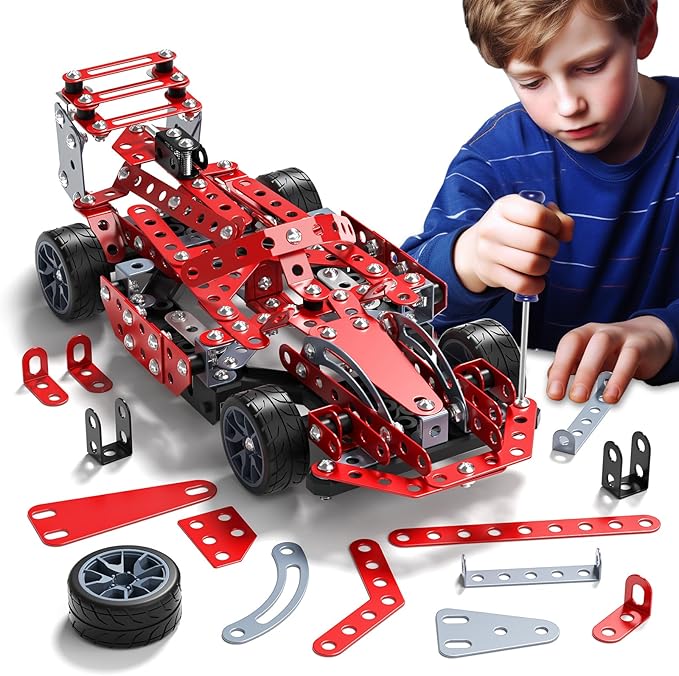 STEM Building Projects Toys - Model Car Kit DIY Building STEM Projects Toys for Kids Boys Girls Ages 8-12-16, Assembly Science Kit Model Car Birthday Gift Toys for Kids Boys 8 9 10 11 12 Years Old