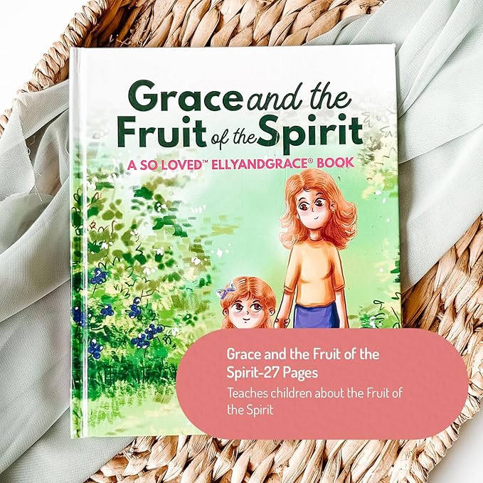 Elly & Grace Bible Stories for Kids, So Loved Collection: Book and Doll Set Teaching Christian Toddlers Faith Lessons, Great Baby Baptism Gifts for Girls (Grace Doll)
