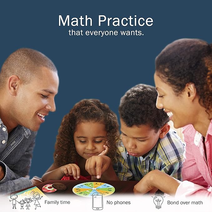 Say Cheese Multiplication Game - Fun Math Board Game for 7-10 Year Olds, Easy Start Advanced STEM Toy, Perfect Educational Gift for Girls & Boys, Homeschoolers, Grade 2 and Up