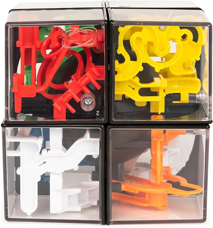 Rubik’s, Perplexus Hybrid 2 x 2 Gravity 3D Maze Game Brain Teaser Fidget Toy Puzzle Ball, for Kids & Adults Ages 8 and up