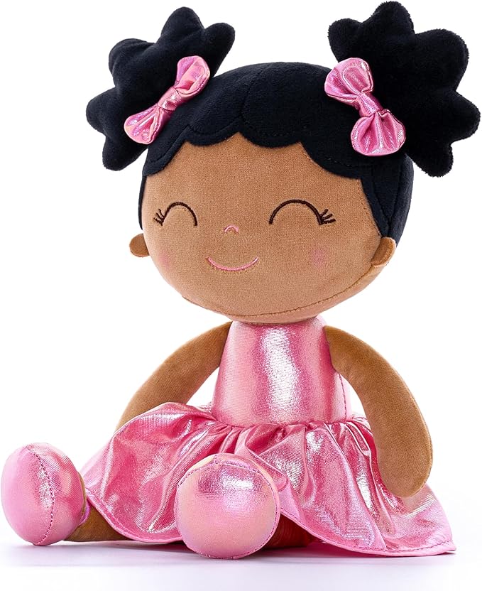Gloveleya Baby Girl Gifts Baby Dolls Soft Doll Curvy Illusion Girl Rose Red 12inches