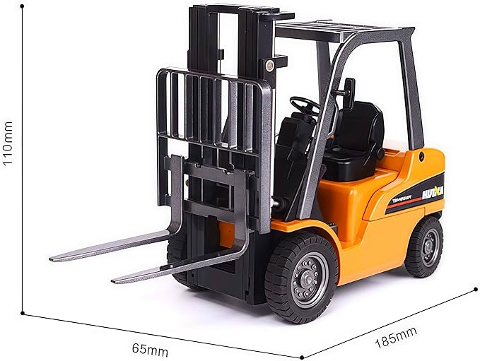 Gemini&Genius 1/50 Scale Diecast Forklift Truck Toys Engineering Vehicle Fork Truck Construction Alloy Warehouse Vehicle Models Toys for Kids