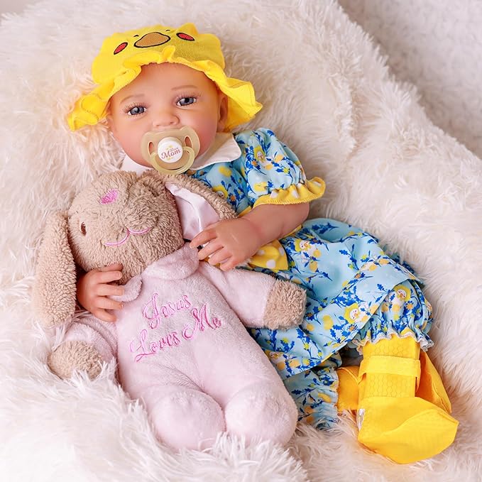 BABESIDE Lifelike Reborn Baby Dolls - Leen 20 Inch Soft Body Realistic-Newborn Smile Baby Boy Doll Poseable Real Life Baby Dolls for Kids Age 3+
