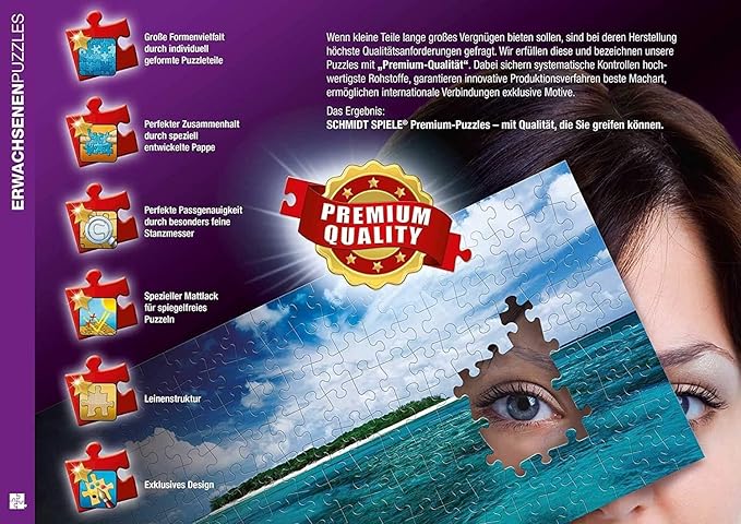 Hollywood – 1000 Piece Jigsaw Puzzle by Schmidt Spiele – Kids and Adults Ages 12+