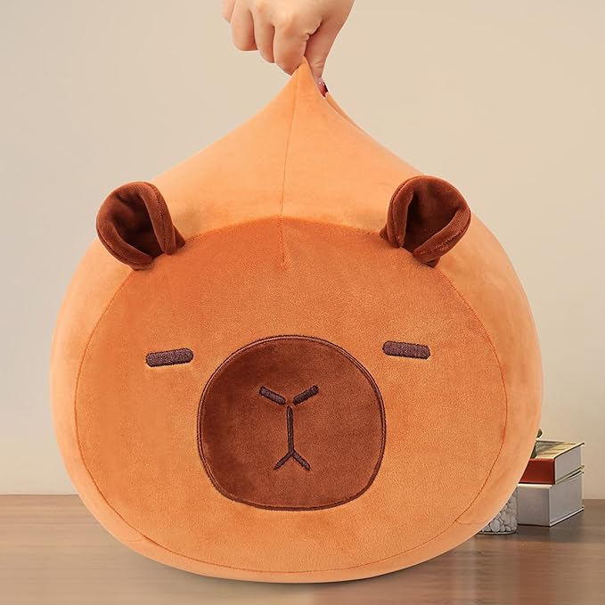 Wepop Capybara Plush Stuffed Animal Toys, 20 in Cute Plush Throw Pillows Soft & Cuddly Plushies Dolls Gifts for Boys Girls