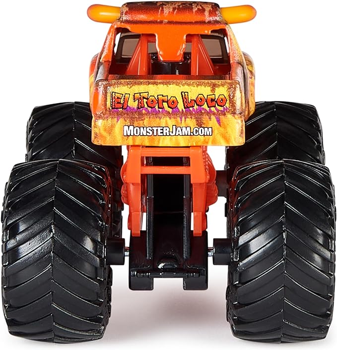 Monster Jam, Official Grave Digger Vs. El Toro Loco Die-Cast Monster Trucks, 1:64 Scale, Kids Toys for Boys Ages 3 and up
