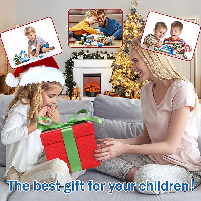 Magnetic Blocks Kids Building Toys, STEM Preschool Montessori Sensory Toys, Magnetic Building Blocks for Kids, Stacking Construction Toys for Boys and Girls, for Ages 3-12