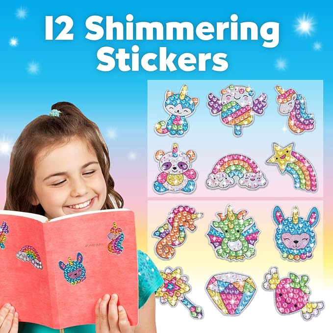 Creativity for Kids Big Gem Diamond Painting Kits: Magical Stickers and Suncatcher DIY Kit - Diamond Art for Kids, Unicorn Gifts for Girls Ages 6-8+