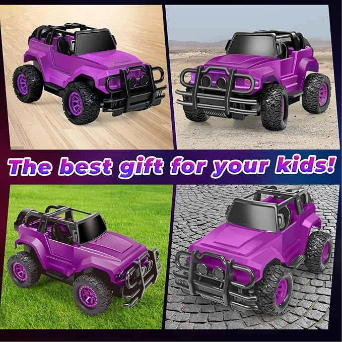 YongnKids Remote Control Car for Kids, 1:20 Scale Rc Trucks for Boys Age 4-7, Rc Truck Cars Toys for Ages 5-7 8-13 Boys Girls Birthday Gift