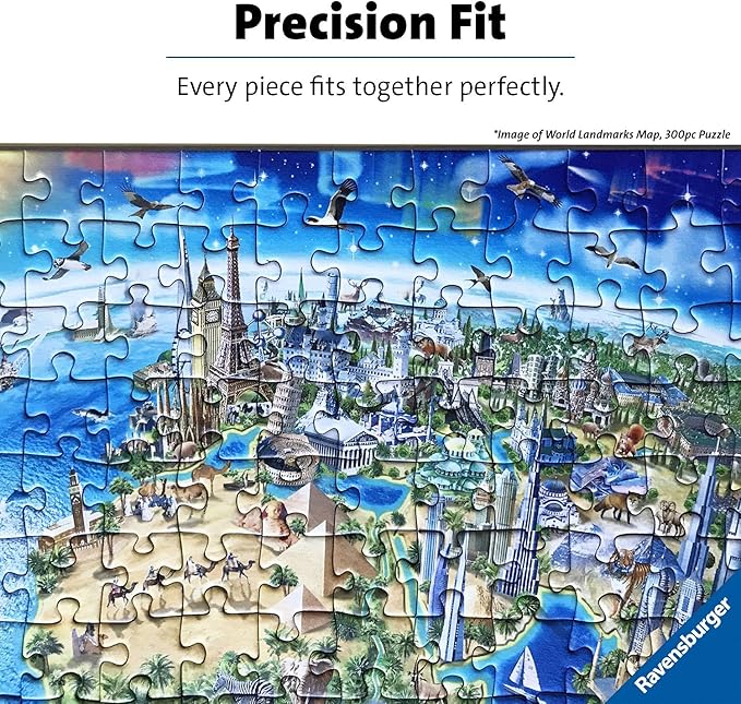 Ravensburger 12895 Dolphin Paradise 300 Piece Puzzle for Kids - Every Piece is Unique, Pieces Fit Together Perfectly