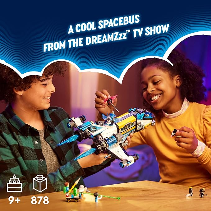 LEGO DREAMZzz Mr. Oz’s Spacebus Building Set, Spaceship Toy for Kids, Space Shuttle School Bus, Unique Space Travel Gift for 9+ Year Olds, 71460