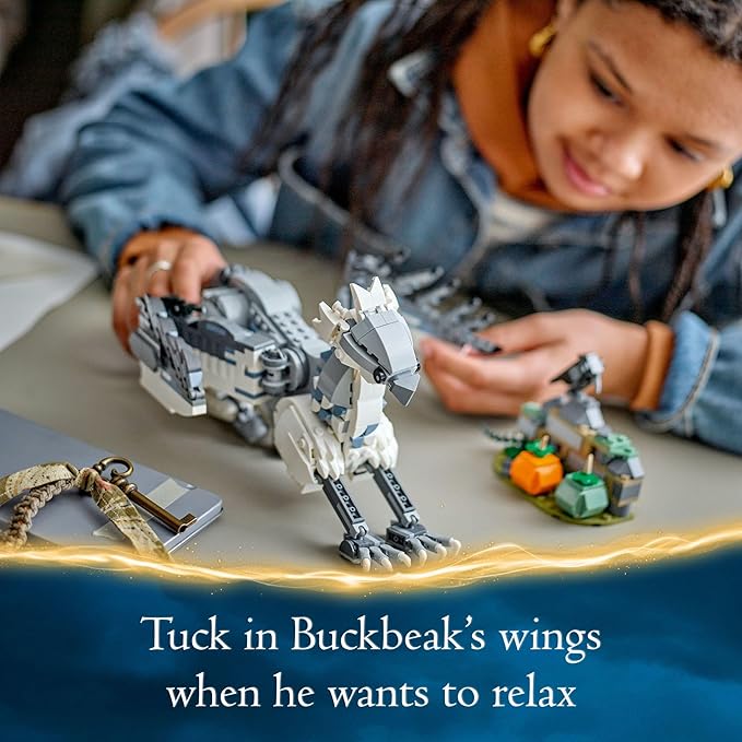 LEGO Harry Potter Buckbeak The Hippogriff Collectible Toy, Magical Creature Figure, Fun Harry Potter Toy for Kids, Harry Potter Themed Birthday Gift for 9 Year Old Boys, Girls or Any Fan, 76427