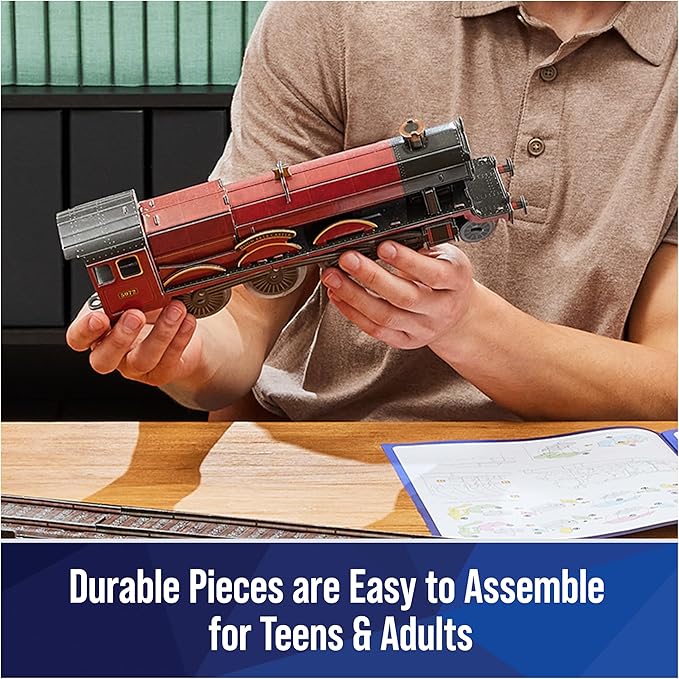 4D Build, Harry Potter Hogwarts Express 3D Puzzle Model Kit 181 Pcs 2.5 Ft Wide | Harry Potter Gifts Desk Decor | 3D Puzzles for Adults & Teens 12+