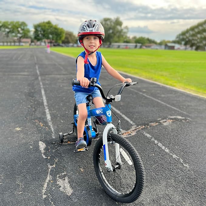 JOYSTAR Whizz Kids Bike 12 14 16 18 Inch Kids' Bicycle for Toddler and Kids Ages 2-9 Years Old, BMX Style Boys Bike with Training Wheels, Children Bicycles, Multiple Colors