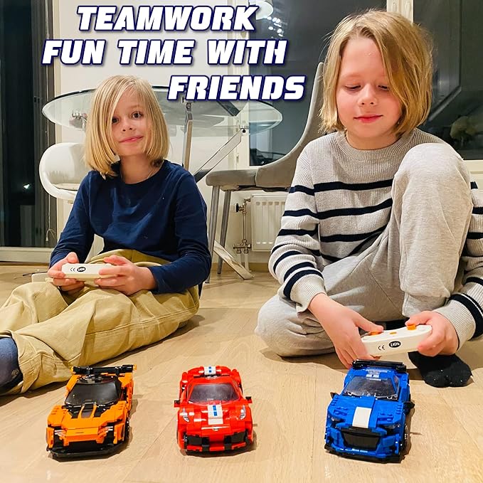 WISEPLAY STEM Toys for 7-10 Year Old Boys & Girls - 306Pcs RC Car Building Block Set - STEM Building Toys for Boys & Girls Ages 6-10 Years - Great Remote Control Car Birthday Gift for Kid