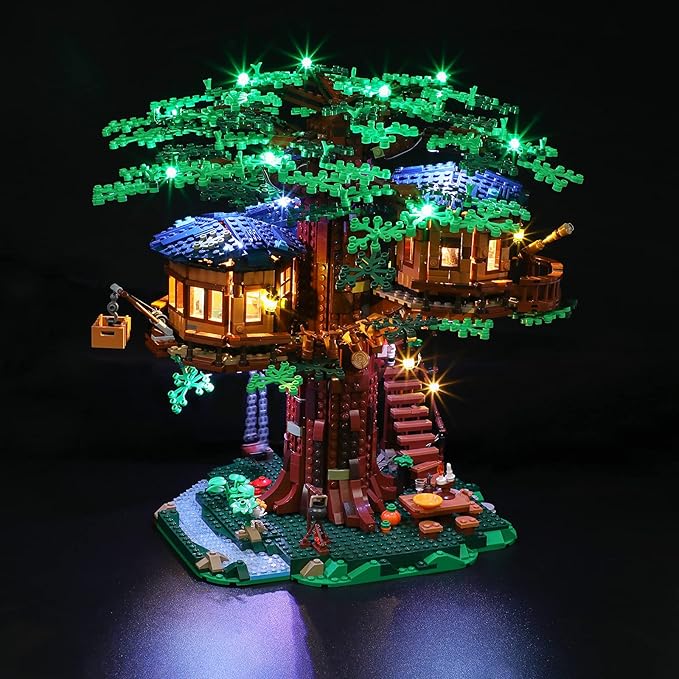 Lightailing Led Light for Lego 21318 Ideas Tree House Building Blocks Model：Remote-Control Version - NOT Included The Model Set