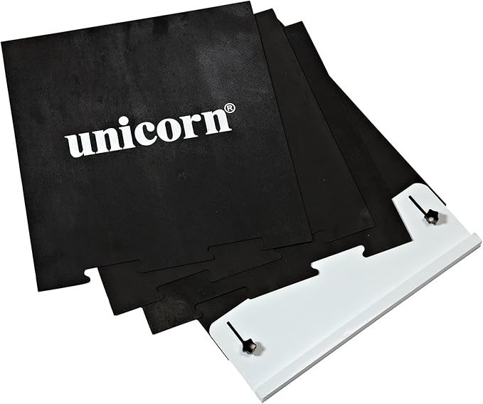 Unicorn Unisex Raised Oche Dart Mat, Black