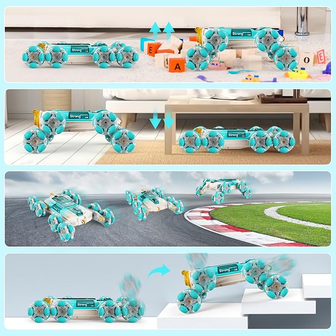 8WD Gesture Sensing RC Stunt Cars - Gifts for Boys Girls 8-12 Year Old 8 wheels Remote Control Transform 2.4Ghz Hand Controlled Drift Car Birthday Toys Gifts Ideas for Kids Age 8 9 10 11 12+ yr