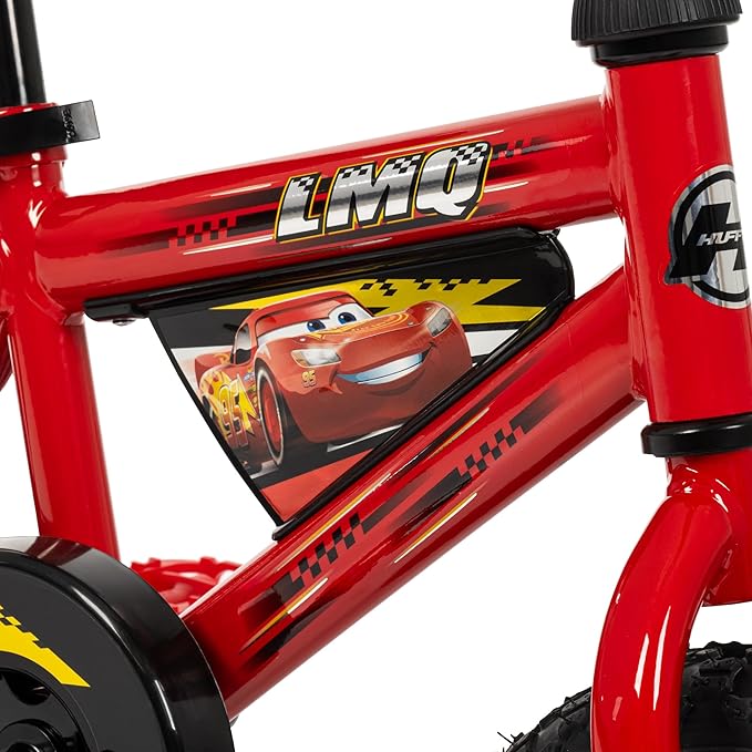 Huffy Disney and Marvel 12/16 Inch Boy's Bike for Kids, Multiple Color Options and Designs Available, Ideal for Ages 3+ Years Old, Removable Training Wheels, Adjustable Seat, Simple Coaster Brake