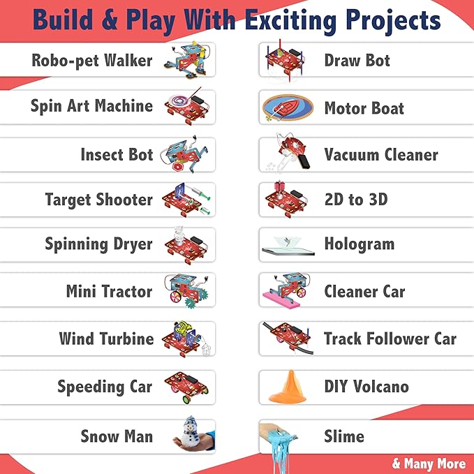 Butterfly Edufields 200+ Jumbo STEM Projects Kit for Kids Age 12-14 | Engineering & Science Experiments for 8-12 Year Olds | Electronics Circuits | Best Birthday Gift for Kids Age 12-14
