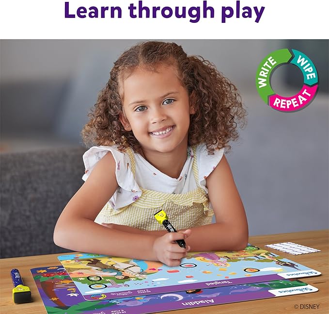 Skillmatics Search and Find Disney Princess Educational Game - Reusable Preschool Learning Activities, Perfect for Toddlers & Kids Who Love Toys, Art & Crafts, Gifts for Boys & Girls Ages 3, 4, 5, 6