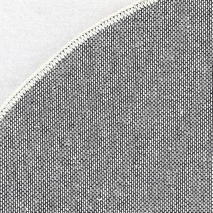 Poowe Round Kids Playroom Animals Rug - Soft Alphabet Nursery Rug for Bedroom - Playtime Collection, Learning & Game Carpet for Classroom, Best Shower Gift for Infant Toddlers (Round 39.4", Rainbow)