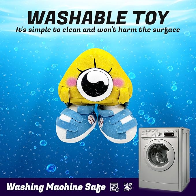 Baby Bill Cipher Plush Toy – Cute Gravity Falls Plushies, Soft Stuffed Animal Doll Pillow, Gift Merch for Kids, Boys, Girls, and Game Fans for Kids Boys Girls