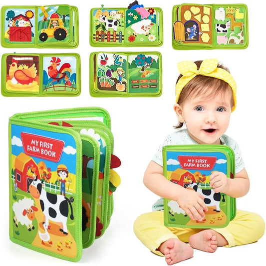 INKLAB Toddler Busy Board Ages 3, Learning Toys for 3+ Year Old, Sensory Toys for Kids with Autism, Preschool Learning Activities, Kids Ages 3+, Activities Toy for Car Travel Airplane