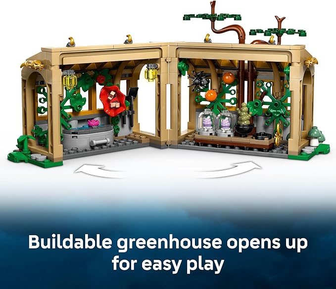 LEGO Harry Potter Hogwarts Castle: Herbology Class Kids Toy - Building and Learning Toy for Pretend Play - Harry Potter Collectible for Boys and Girls, Ages 8+ - Birthday Gift Idea - 76445