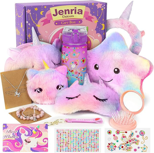 Jenria Unicorn Gifts for Girls, Kindergarten Graduation Gifts Birthday Gifts for Girls Age 3 4 5 6 7 8 9 10 Years Old Girl Birthday Gift Ideas, Girls Toys Age 6-8, Unicorn Toys for Daughter, Niece